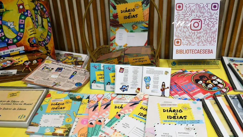 Evento de lançamento dos produtos que compõem a metodologia Diário de Ideias (Milton Santos)