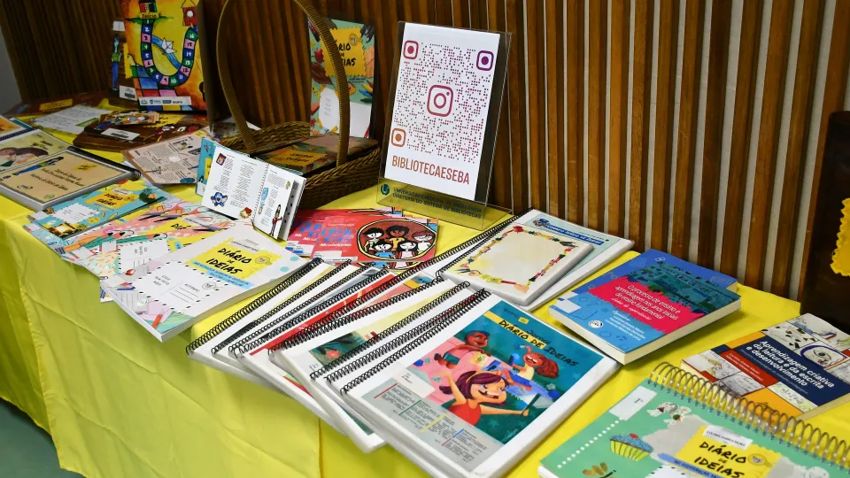 Evento de lançamento dos produtos que compõem a metodologia Diário de Ideias (Milton Santos)