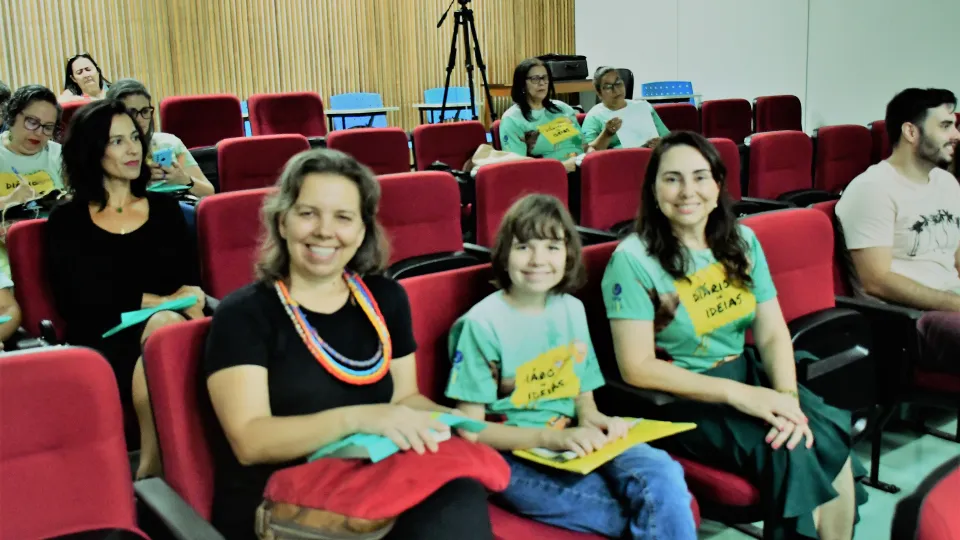 Evento de lançamento dos produtos que compõem a metodologia Diário de Ideias (Milton Santos)