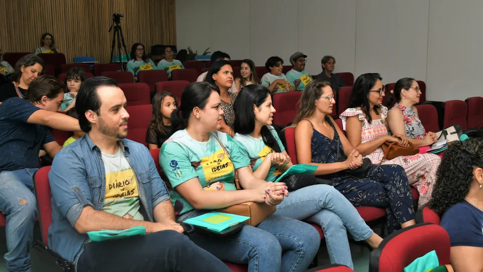 Evento de lançamento dos produtos que compõem a metodologia Diário de Ideias (Milton Santos)