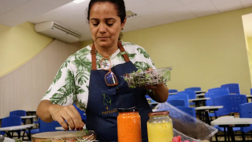 Oficina de alimentação viva