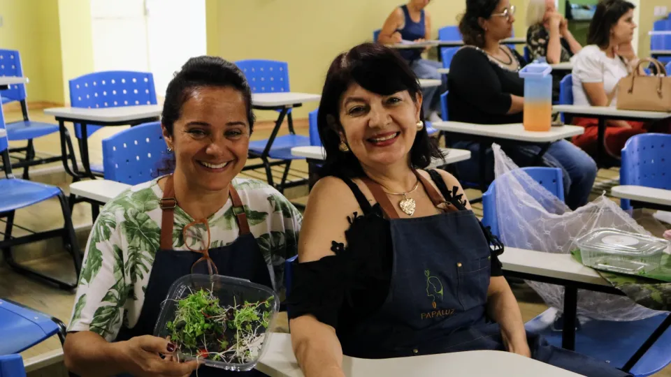 Oficina de alimentação viva