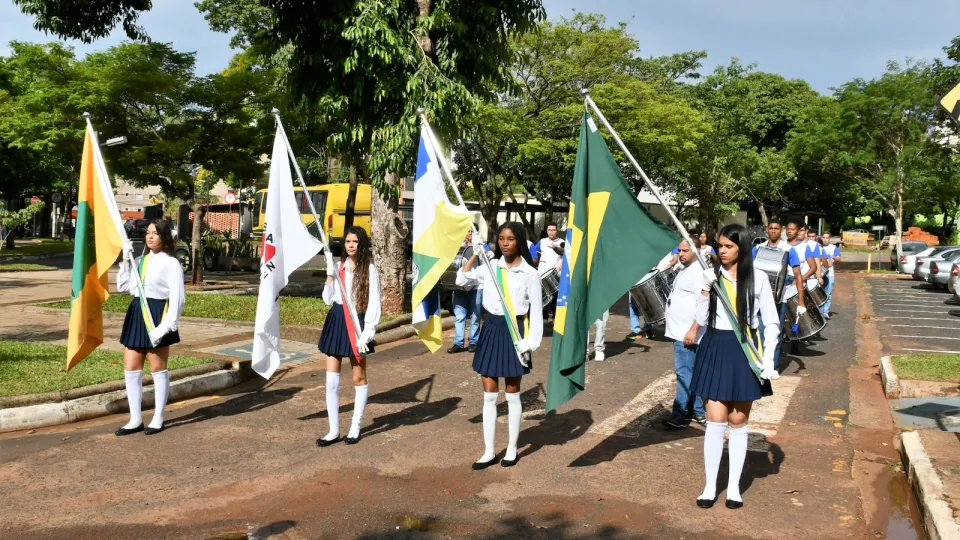 Fanfarra Cleonaldo Brasileiro de Alvarenga, da cidade de Campina Verde (Milton Santos)