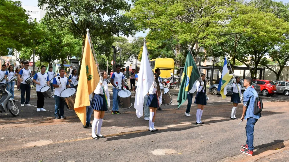 Fanfarra Cleonaldo Brasileiro de Alvarenga, da cidade de Campina Verde (Milton Santos)