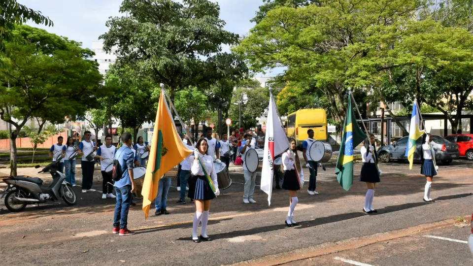 Fanfarra Cleonaldo Brasileiro de Alvarenga, da cidade de Campina Verde (Milton Santos)