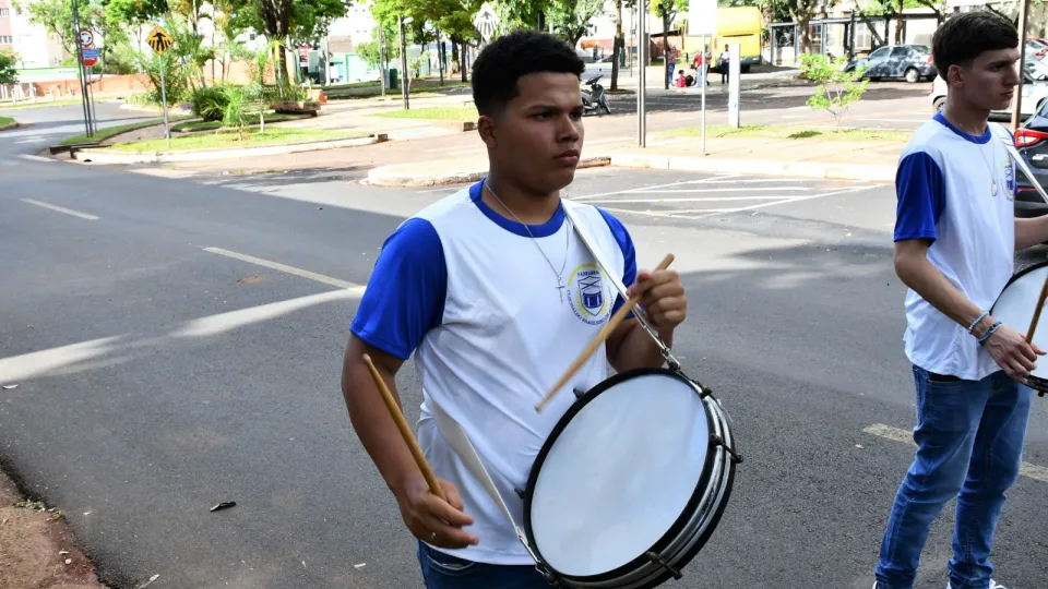 Fanfarra Cleonaldo Brasileiro de Alvarenga, da cidade de Campina Verde (Milton Santos)