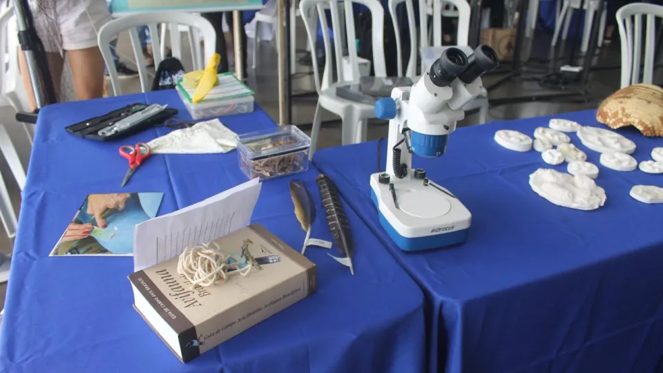 Mesa de projeto de pesquisa