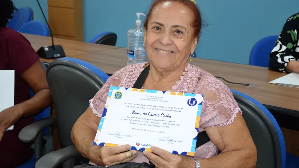 Homenagem aos servidores aposentados da UFU (Milton Santos)