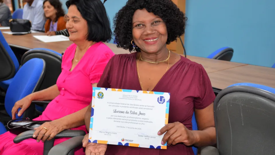 Homenagem aos servidores aposentados da UFU (Milton Santos)