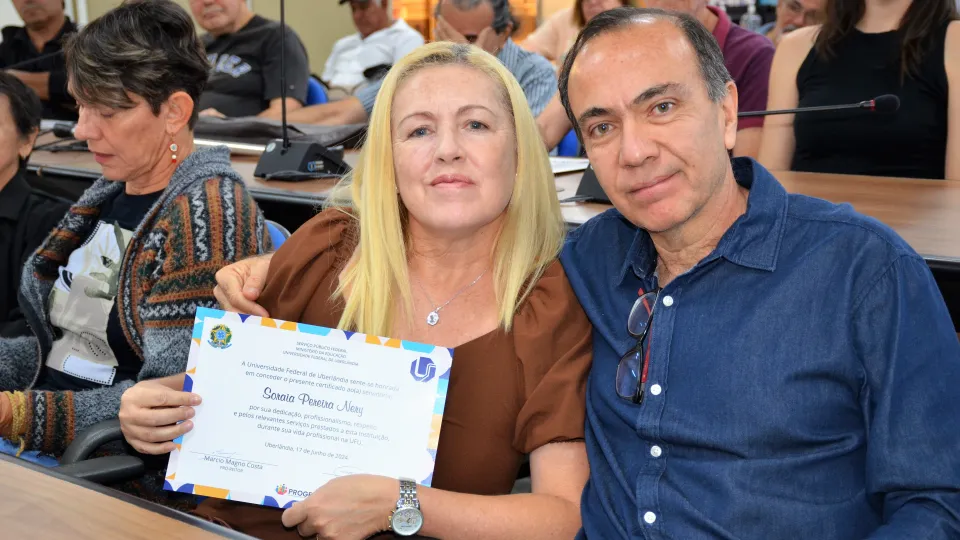 Homenagem aos servidores aposentados da UFU (Milton Santos)