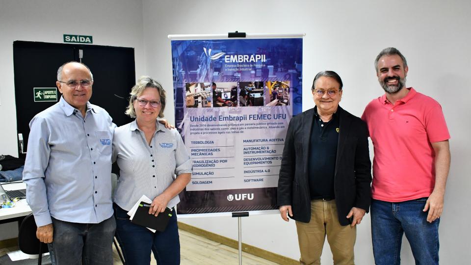 Comemoração aos 8 anos da unidade Embrapii Femec/UFU (Milton Santos)