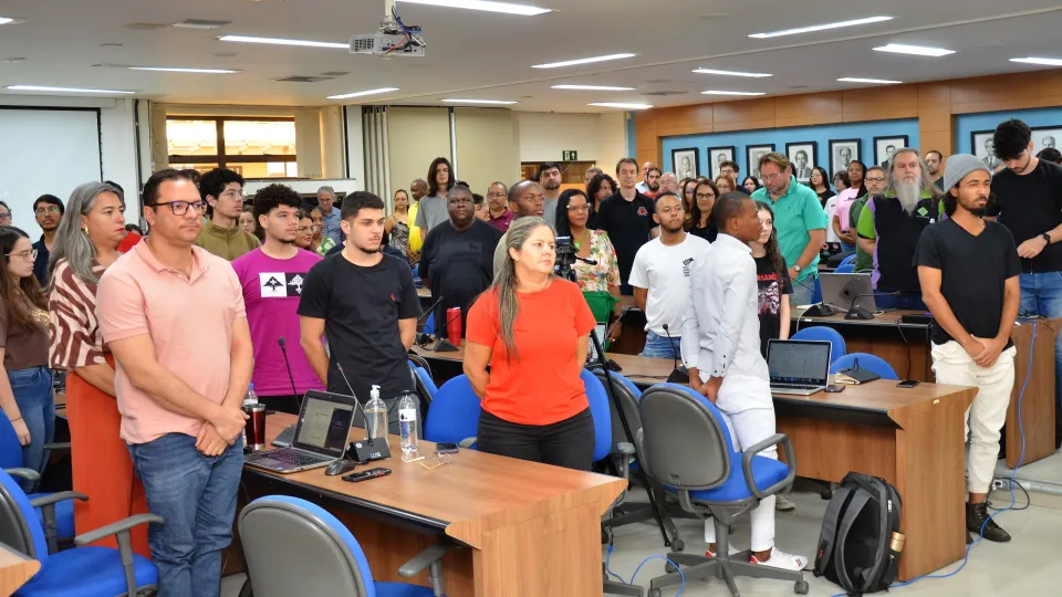 Seminário sobre inteligência artificial e educação (Foto: Milton Santos)