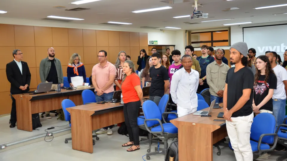 Seminário sobre inteligência artificial e educação (Foto: Milton Santos)