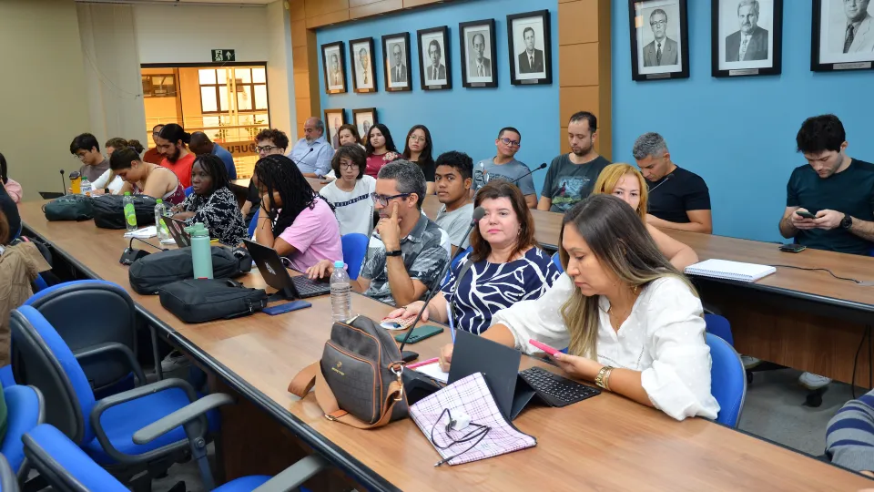 Seminário sobre inteligência artificial e educação (Foto: Milton Santos)