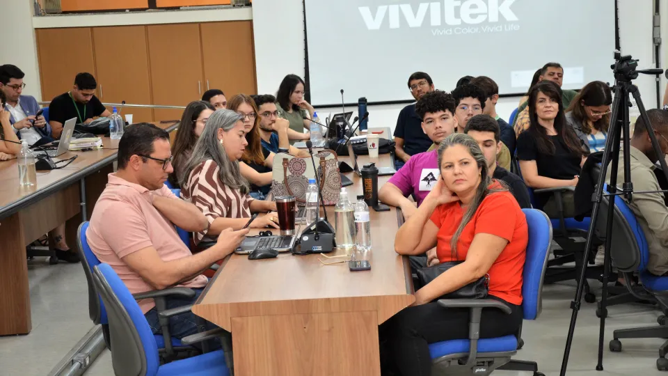 Seminário sobre inteligência artificial e educação (Foto: Milton Santos)