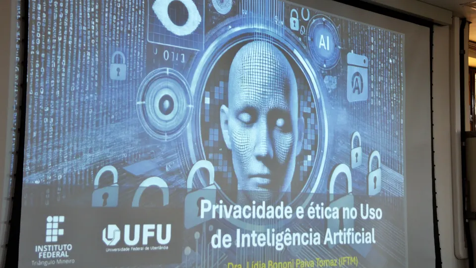Seminário sobre inteligência artificial e educação (Foto: Milton Santos)