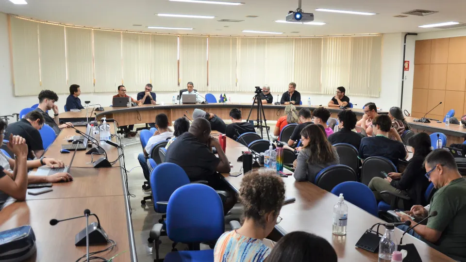 Seminário sobre inteligência artificial e educação (Foto: Milton Santos)