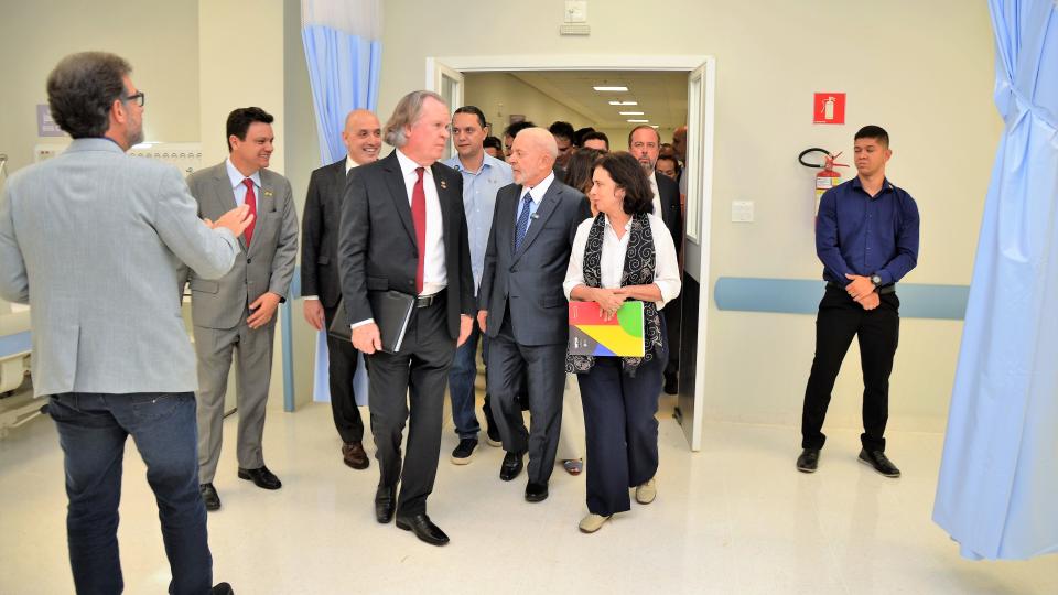 Inauguração do novo Bloco do Hospital de Clínicas da UFU. (Milton Santos)