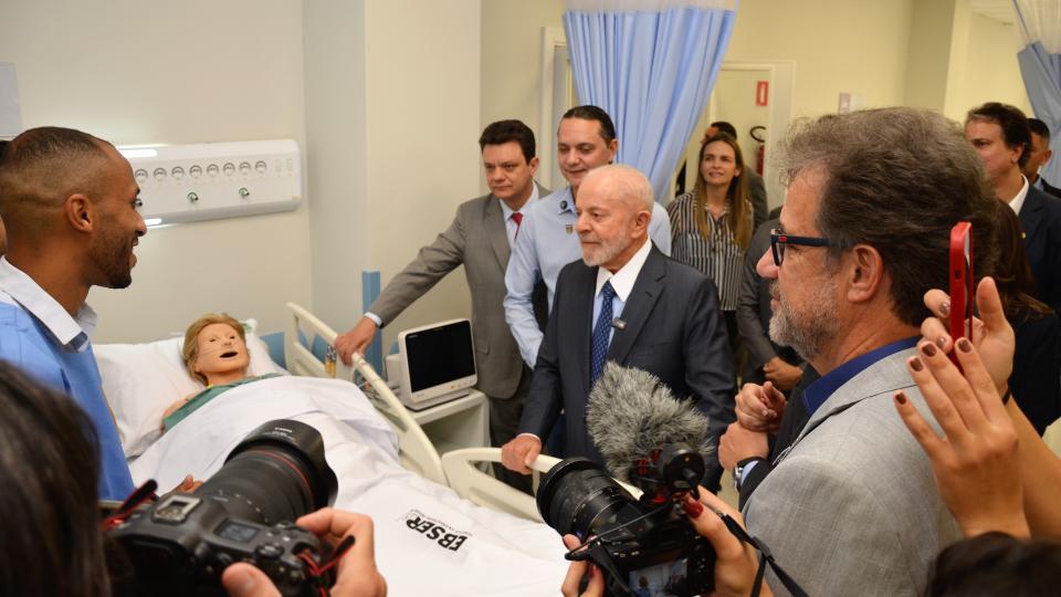 Inauguração do novo Bloco do Hospital de Clínicas da UFU. (Milton Santos)