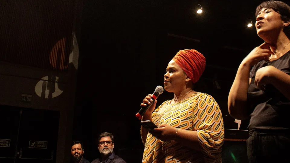 Inauguração do Teatro da UFU. (Foto: Luiza Anselmo)