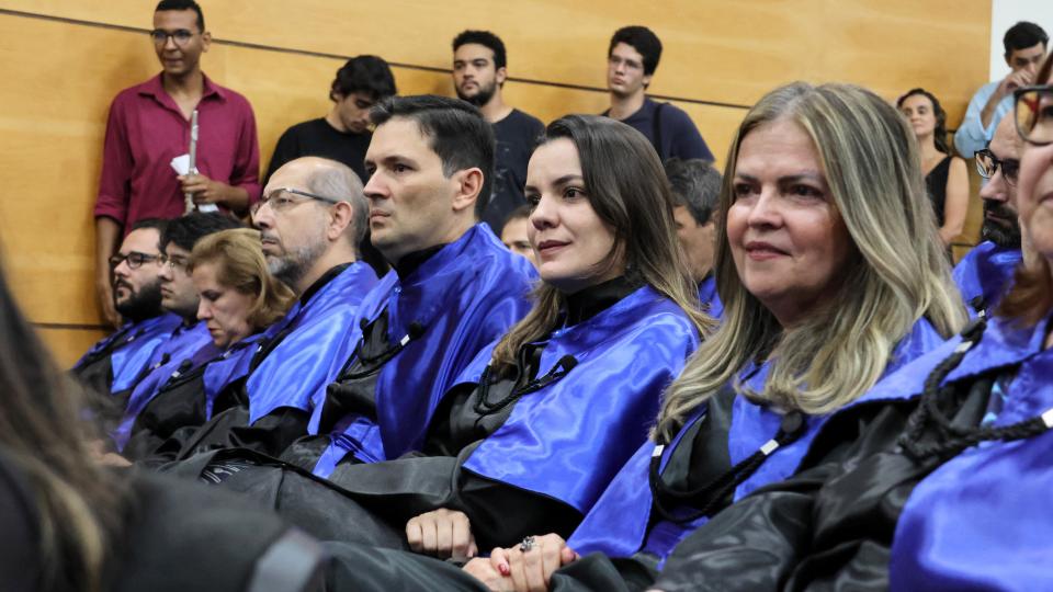 Cerimônia de posse de Carlos Henrique de Carvalho no cargo de reitor da UFU (foto: Marco Cavalcanti)