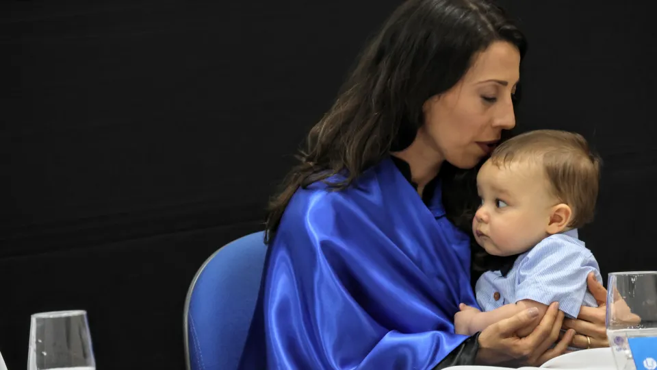 Cerimônia de posse de Carlos Henrique de Carvalho no cargo de reitor da UFU (foto: Marco Cavalcanti)