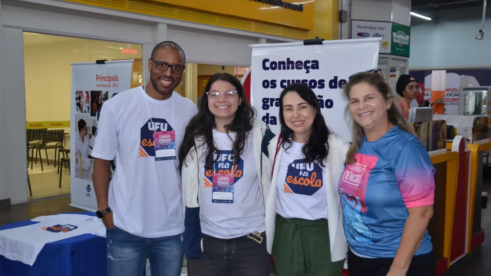 Mostra ‘A ciência está aqui', no Terminal Central de Uberlândia (foto: Milton Santos)