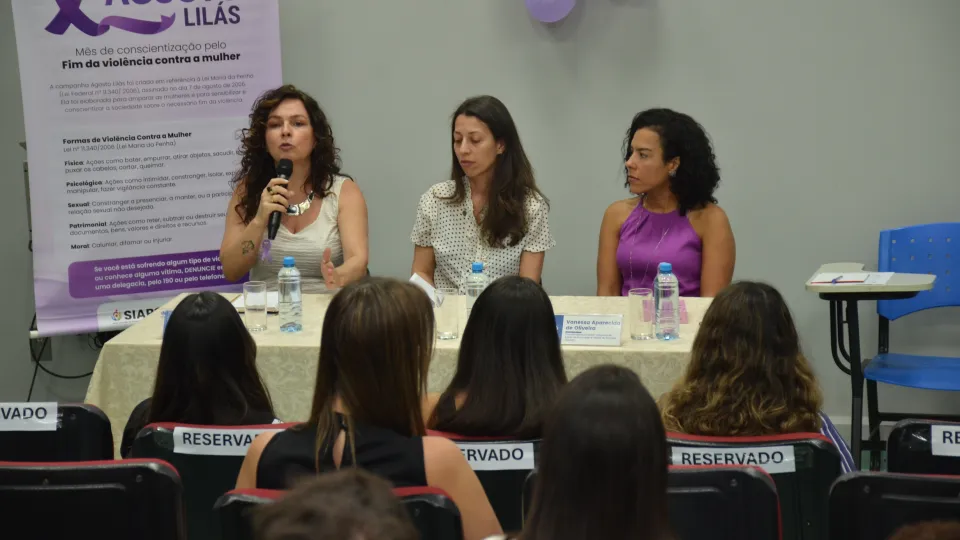 Foto: Milton Santos / O evento Agosto Lilás pertence ao projeto meses coloridos