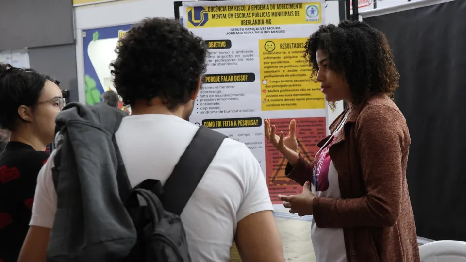 A mostra "A ciência está aqui" faz parte do Comunica Ciência, encontro promovido pela Universidade Federal de Uberlândia (UFU) e que reúne pesquisadores e comunicadores (foto: Marco Cavalcanti)