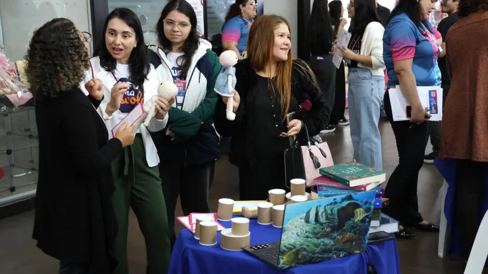 A mostra "A ciência está aqui" faz parte do Comunica Ciência, encontro promovido pela Universidade Federal de Uberlândia (UFU) e que reúne pesquisadores e comunicadores (foto: Marco Cavalcanti)