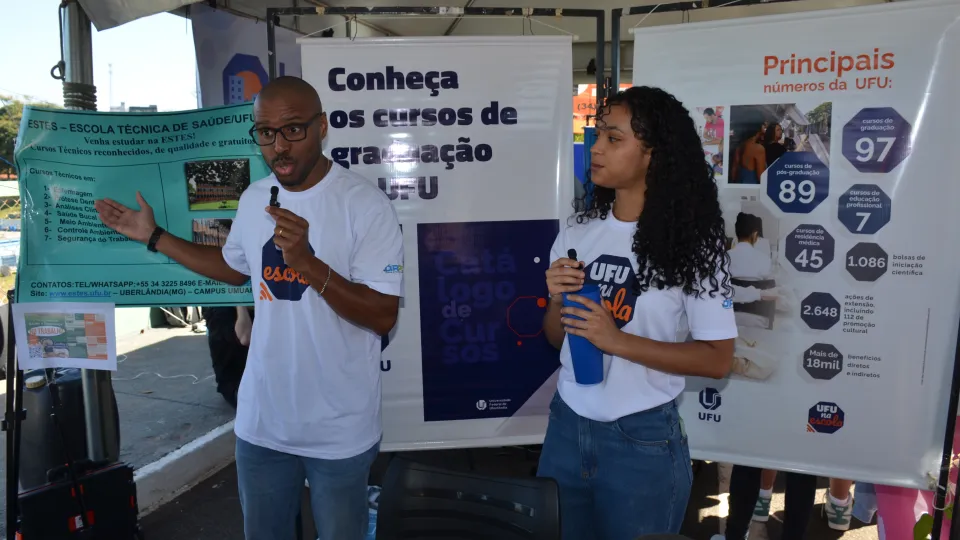 Projeto UFU pela Cidade esteve presente no Parque do Sabiá (Milton Santos) 