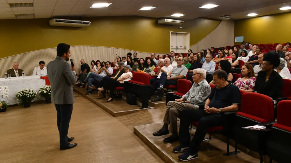 Homenagem ao ex-reitor da UFU Nestor Barbosa de Andrade (Fotos: Milton Santos) 