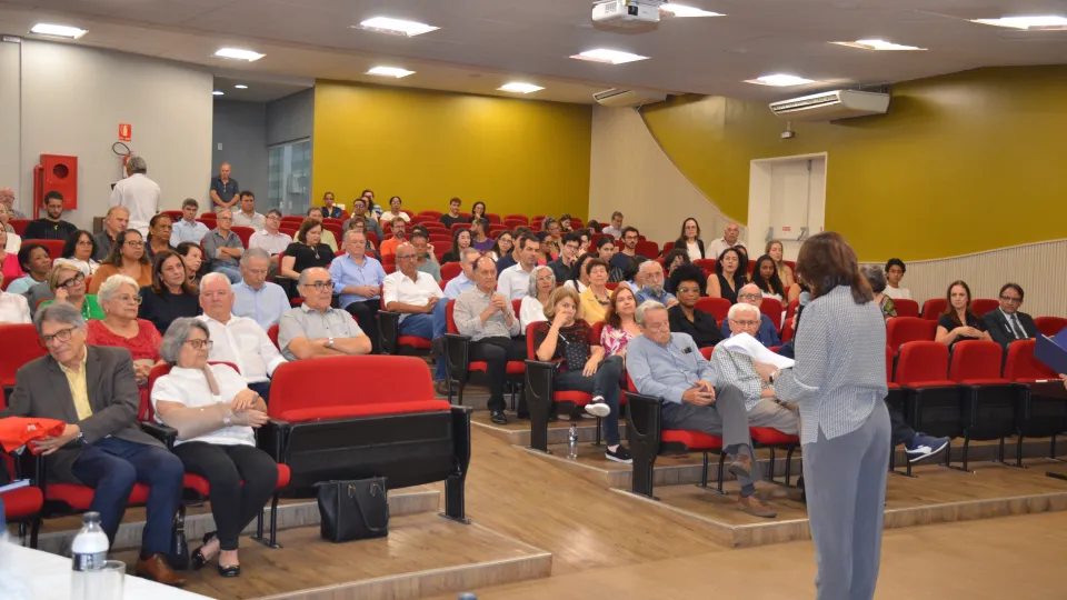 Homenagem ao ex-reitor da UFU Nestor Barbosa de Andrade (Fotos: Milton Santos) 