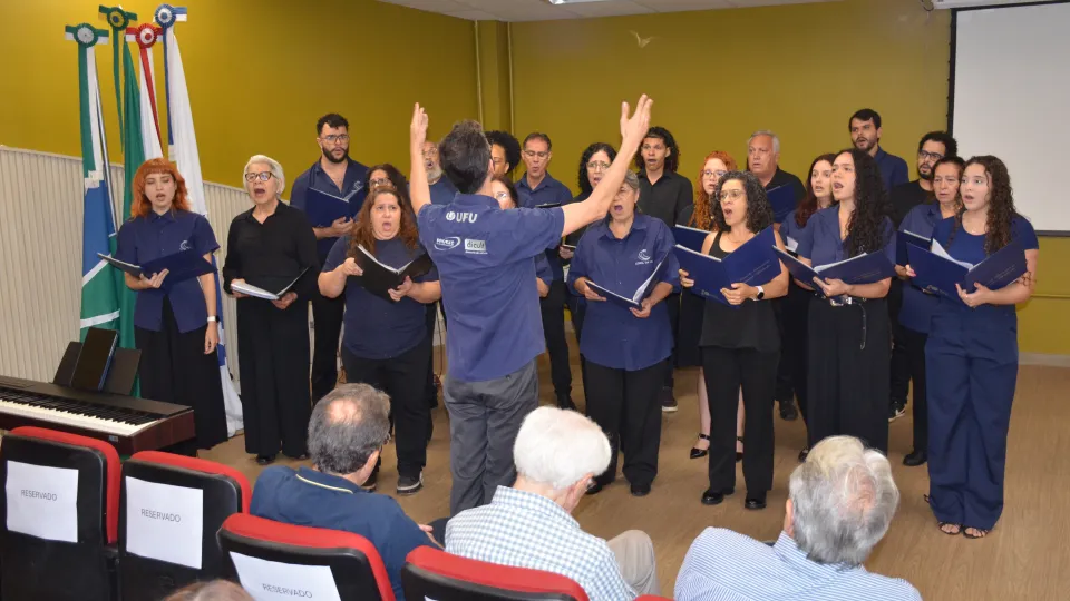Homenagem ao ex-reitor da UFU Nestor Barbosa de Andrade (Fotos: Milton Santos) 