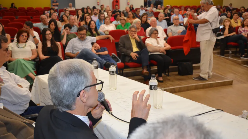 Homenagem ao ex-reitor da UFU Nestor Barbosa de Andrade (Fotos: Milton Santos) 