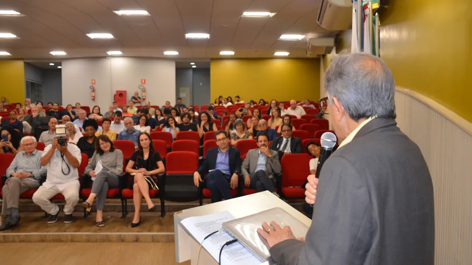 Homenagem ao ex-reitor da UFU Nestor Barbosa de Andrade (Fotos: Milton Santos) 