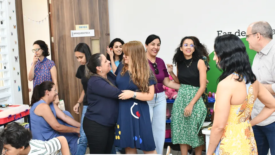 Inauguração da brinquedoteca do Curso de Pedagogia (Fotos: Milton Santos)