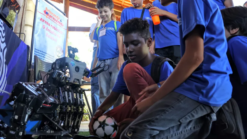 O Brincando e Aprendendo é aberto à população em geral (foto: Marco Cavalcanti)