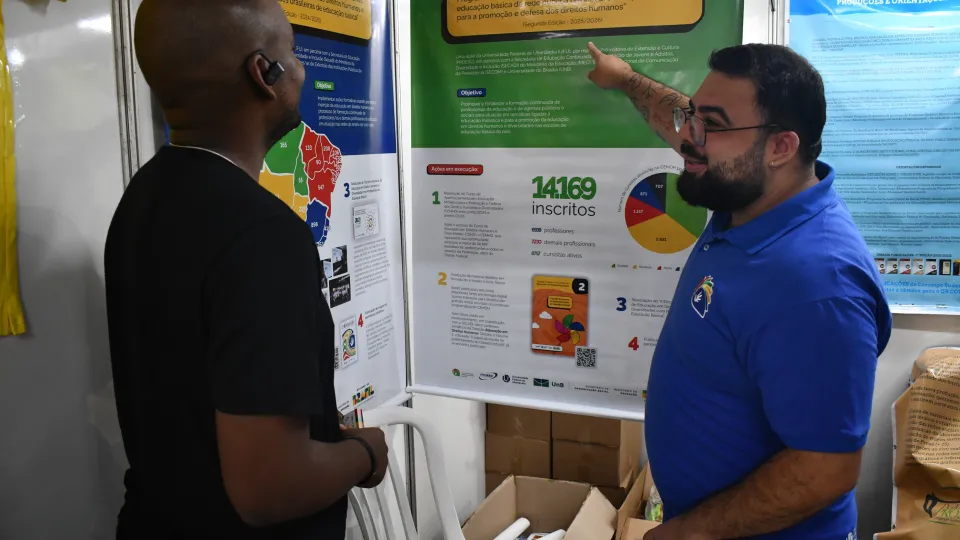 Mostra de projetos do I Encontro de Extensão da Pós-Graduação da UFU (Fotos: Milton Santos)