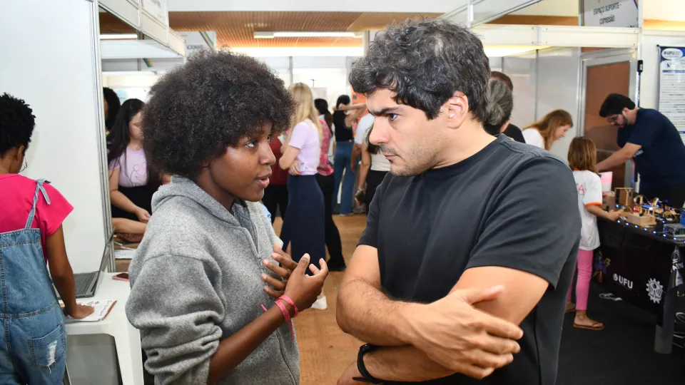 Mostra de projetos do I Encontro de Extensão da Pós-Graduação da UFU (Fotos: Milton Santos)