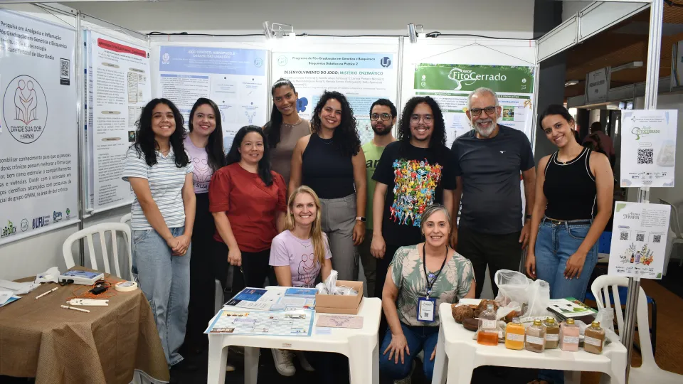 Mostra de projetos do I Encontro de Extensão da Pós-Graduação da UFU (Fotos: Milton Santos)