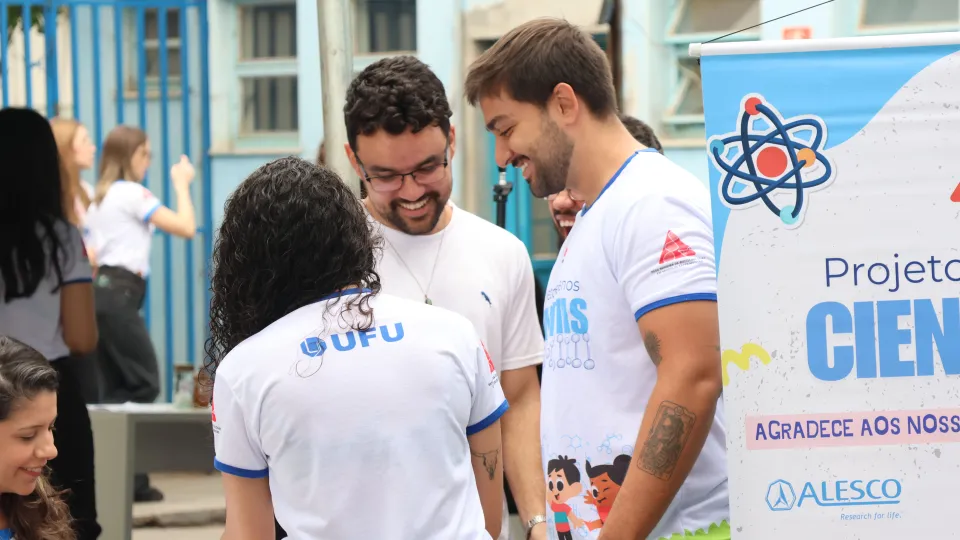 Visita das crianças