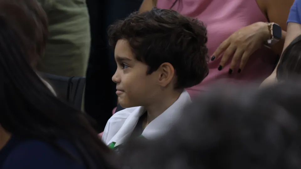 Visita das crianças