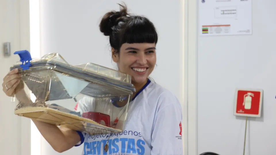 Visita das crianças