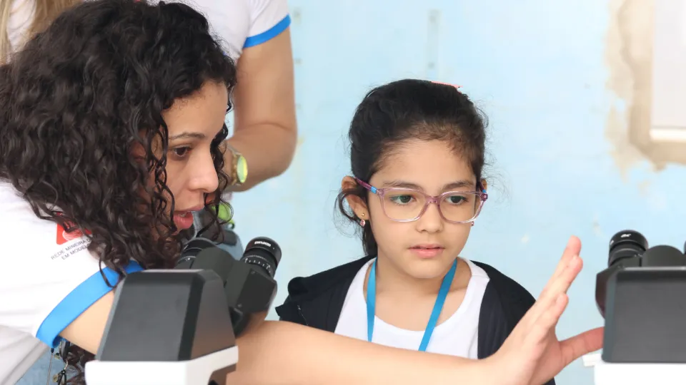 Visita das crianças