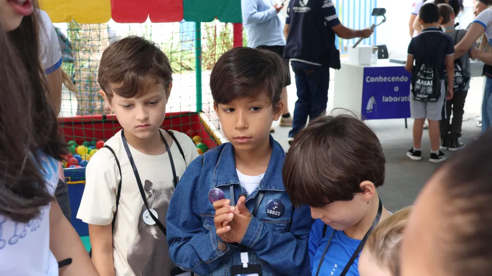 Visita das crianças