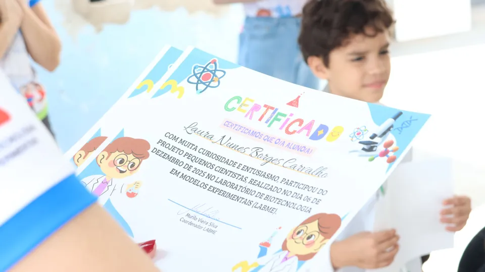 Visita das crianças