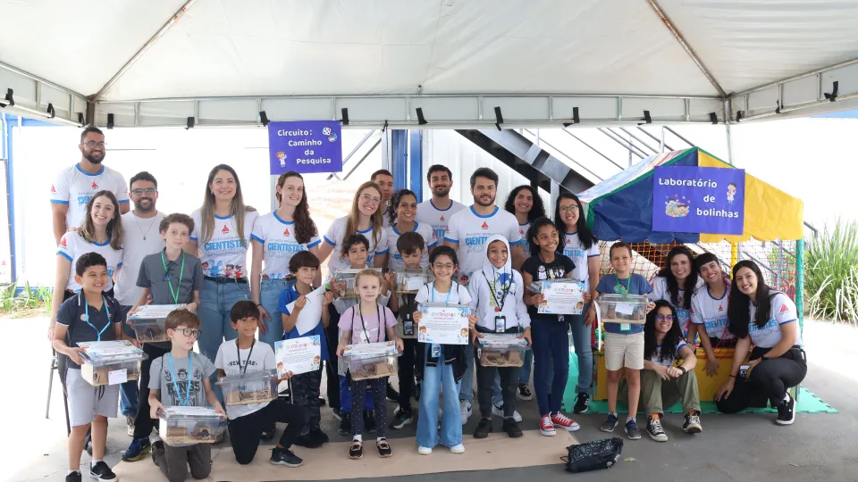 Visita das crianças