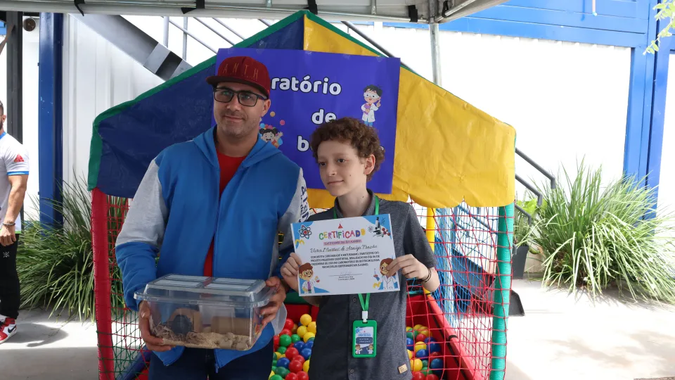 Visita das crianças