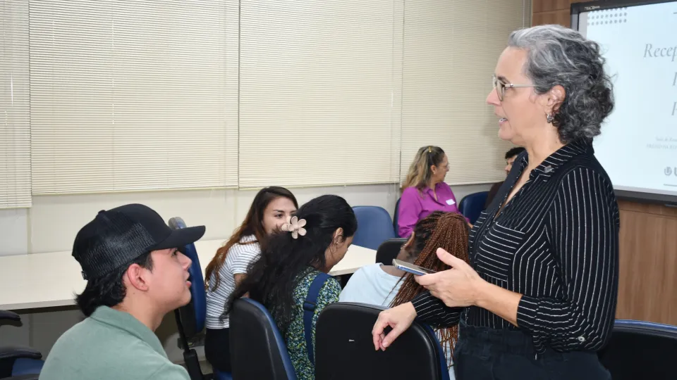Os alunos do programa de Estudantes-Convênio de Português como Lingua Estrangeira/ Foto: Milton Santos